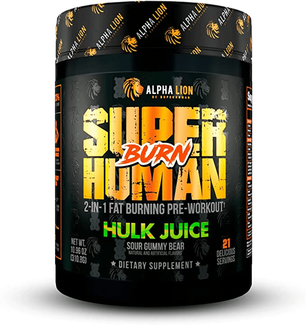  Alpha Lion SuperHuman Burn 21 Servings 
