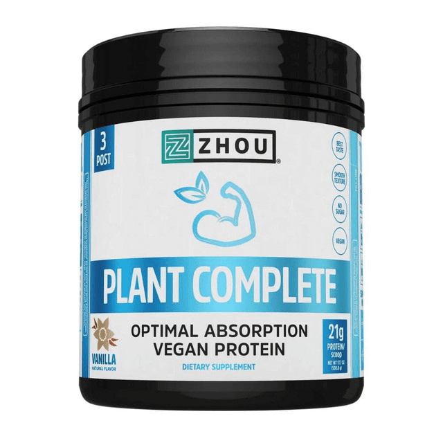 Zhou Plant Complete Vegan Protein 16 Servings