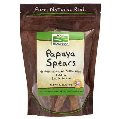  Now Foods Papaya Spears 12 Oz 