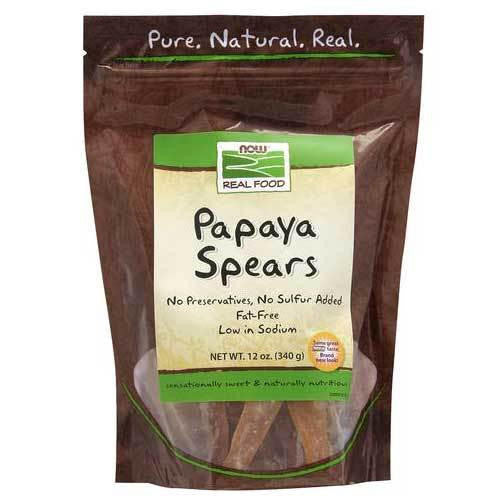  Now Foods Papaya Spears 12 Oz 