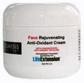  Life Extension Face Rejuvenating Anti-Oxidant Cream 2 oz 