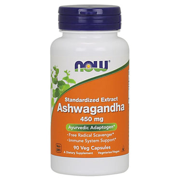  Now Foods Ashwagandha Extract 450mg 90 Capsules 