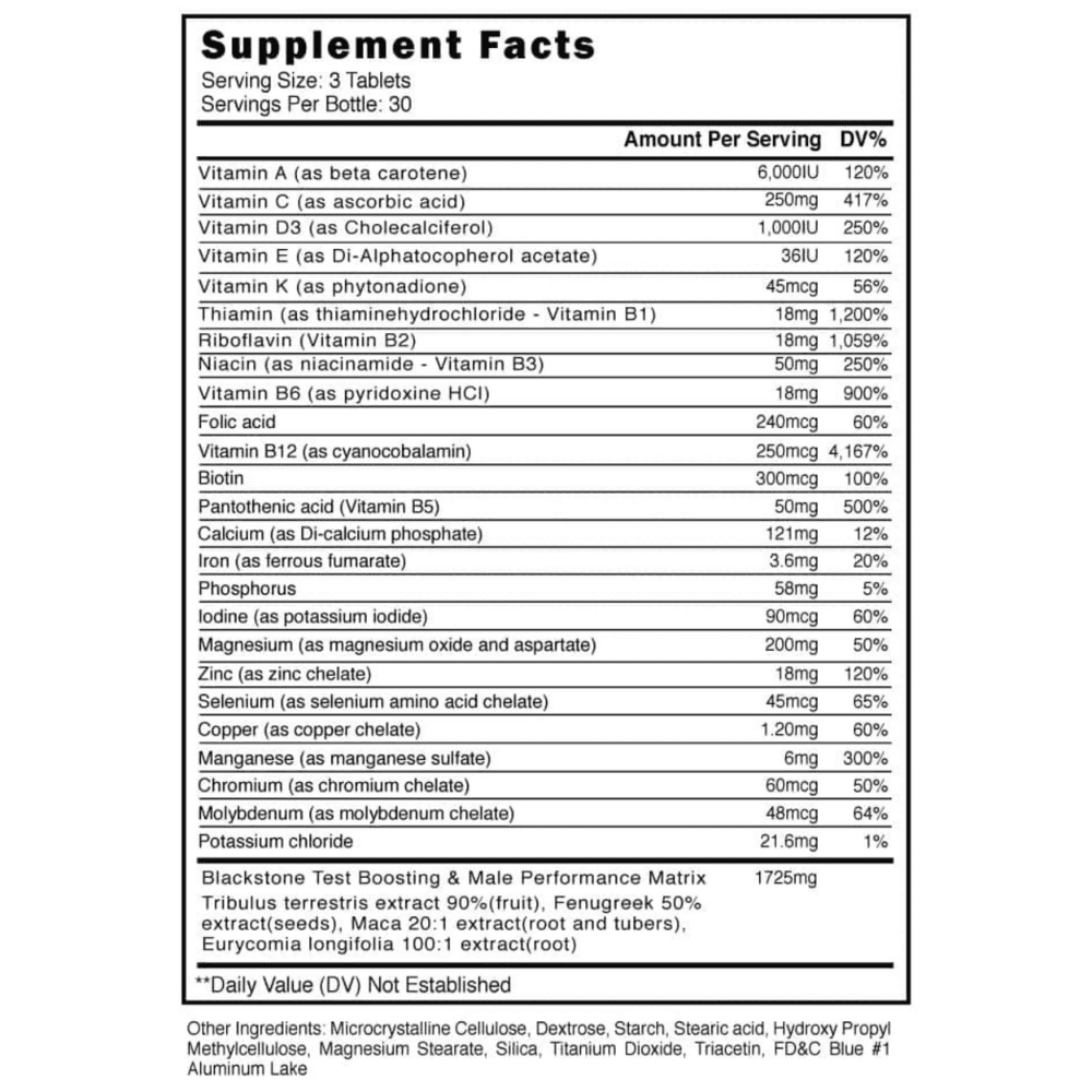 Blackstone Labs BLACKSTONE LABS MULTI 90 TABLETS 