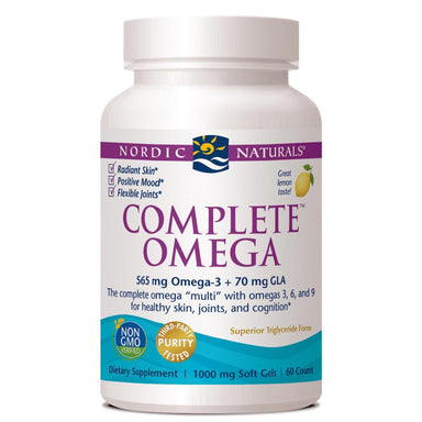  Nordic Naturals Complete Omega 3 6 9 (EPA/DHA/GLA) 60 SoftGels 