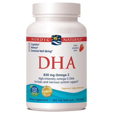  Nordic Naturals DHA 500mg 90 SoftGels 