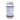 A clear plastic bottle of milk thistle capsules with a white protective seal and a blue label, shown on a white background. The label contains the supplement facts of milk thistle along with other ingredients, suggested use, and warnings.
