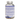 A clear plastic bottle of Protropin capsules with a white protective seal and a blue and white back label, photographed on a white background.