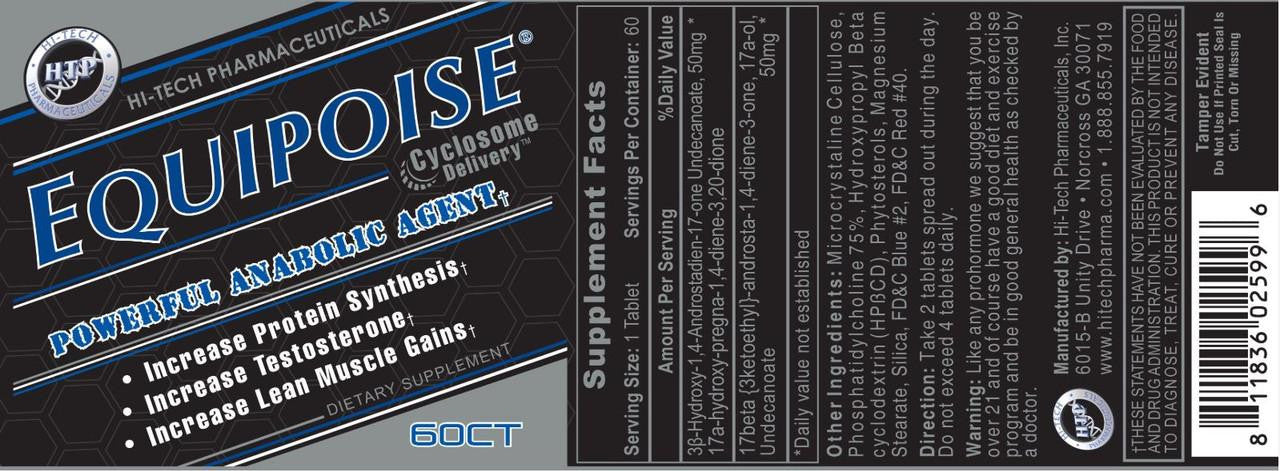  Hi-Tech Pharmaceuticals Equipoise 60 Tablets 