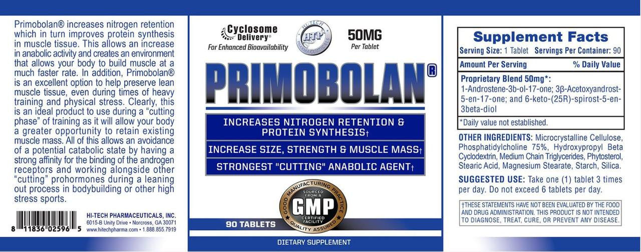  Hi-Tech Pharmaceuticals Primobolan 90 Tablets 