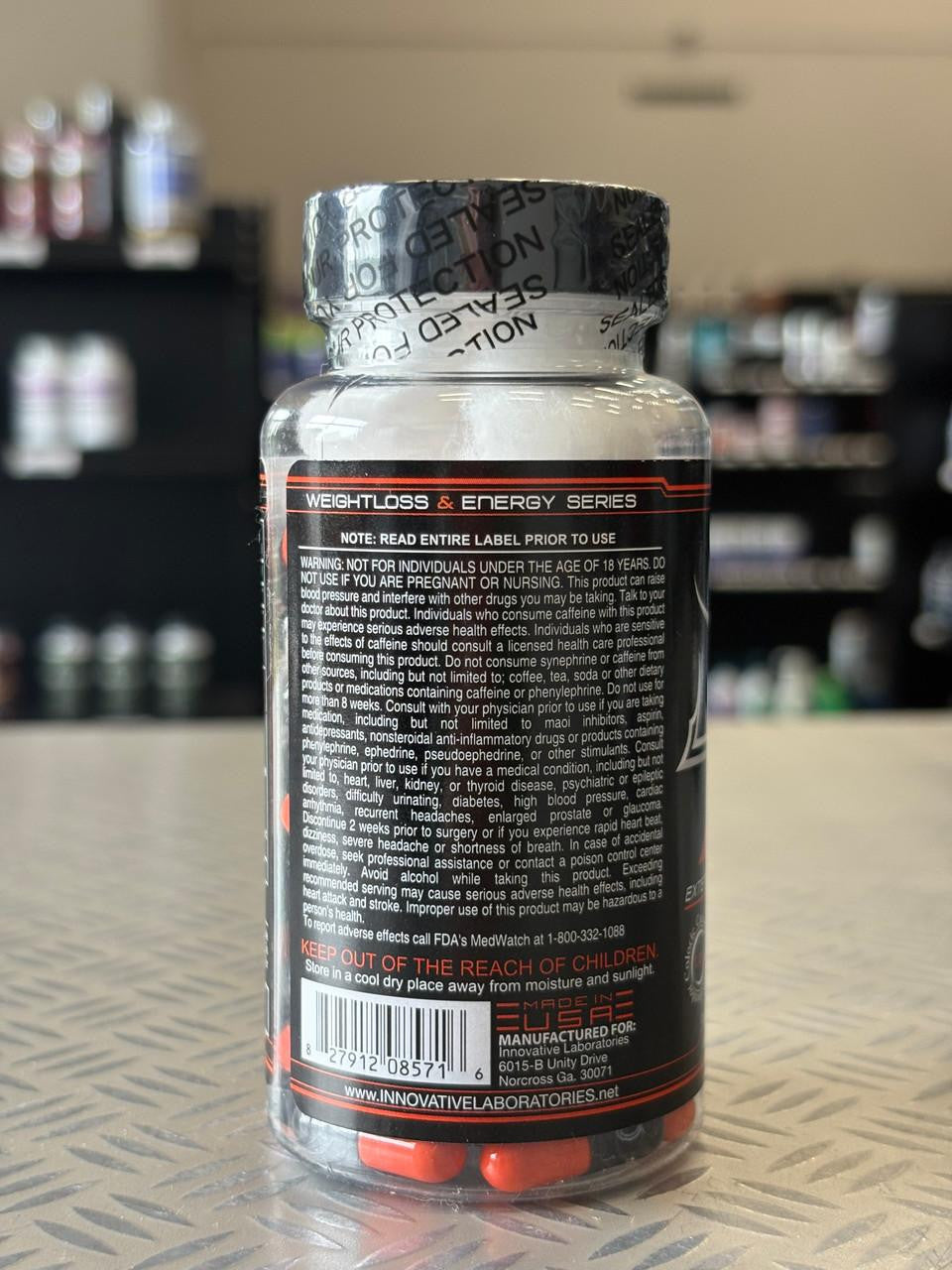  Innovative Labs Diablos ECA Fire Caps 90 Caps 