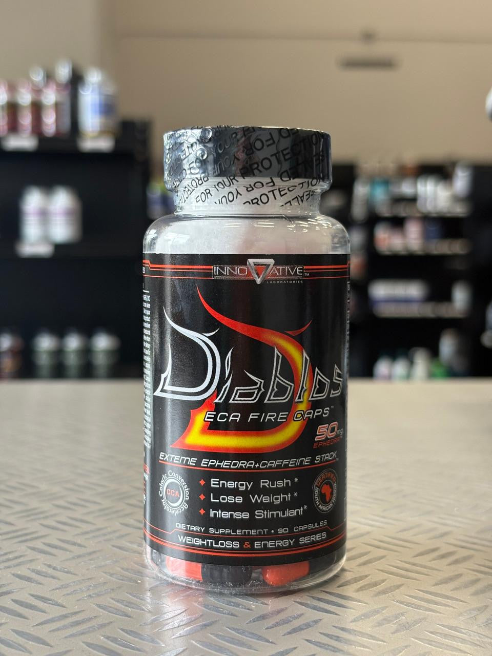  Innovative Labs Diablos ECA Fire Caps 90 Caps 