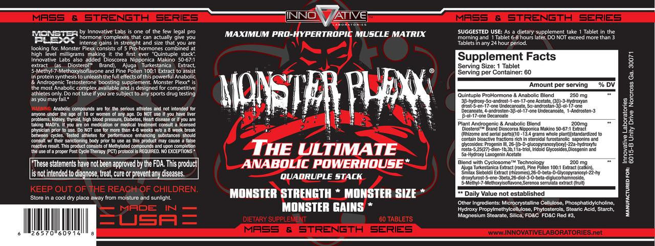  Innovative Labs Monster Plexx 60 Tabs 