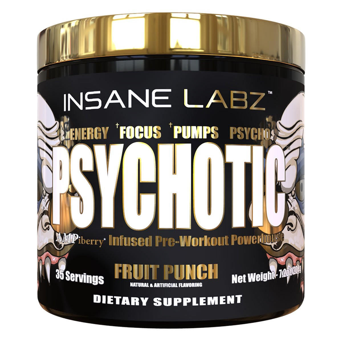  Insane Labz Psychotic Gold 35 Servings 