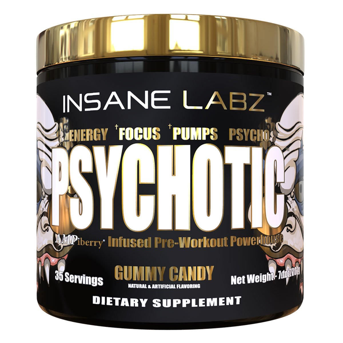  Insane Labz Psychotic Gold 35 Servings 