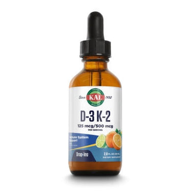 Kal KAL D-3 K-2  Citrus Flavored Drops 2fl oz. 