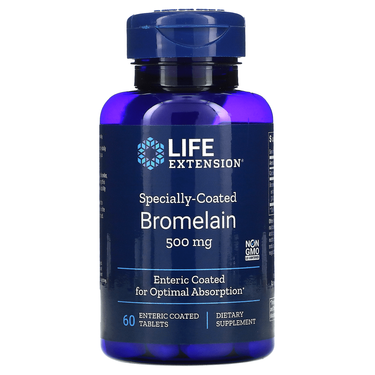  Life Extension Bromelain 500mg 60 Caps 