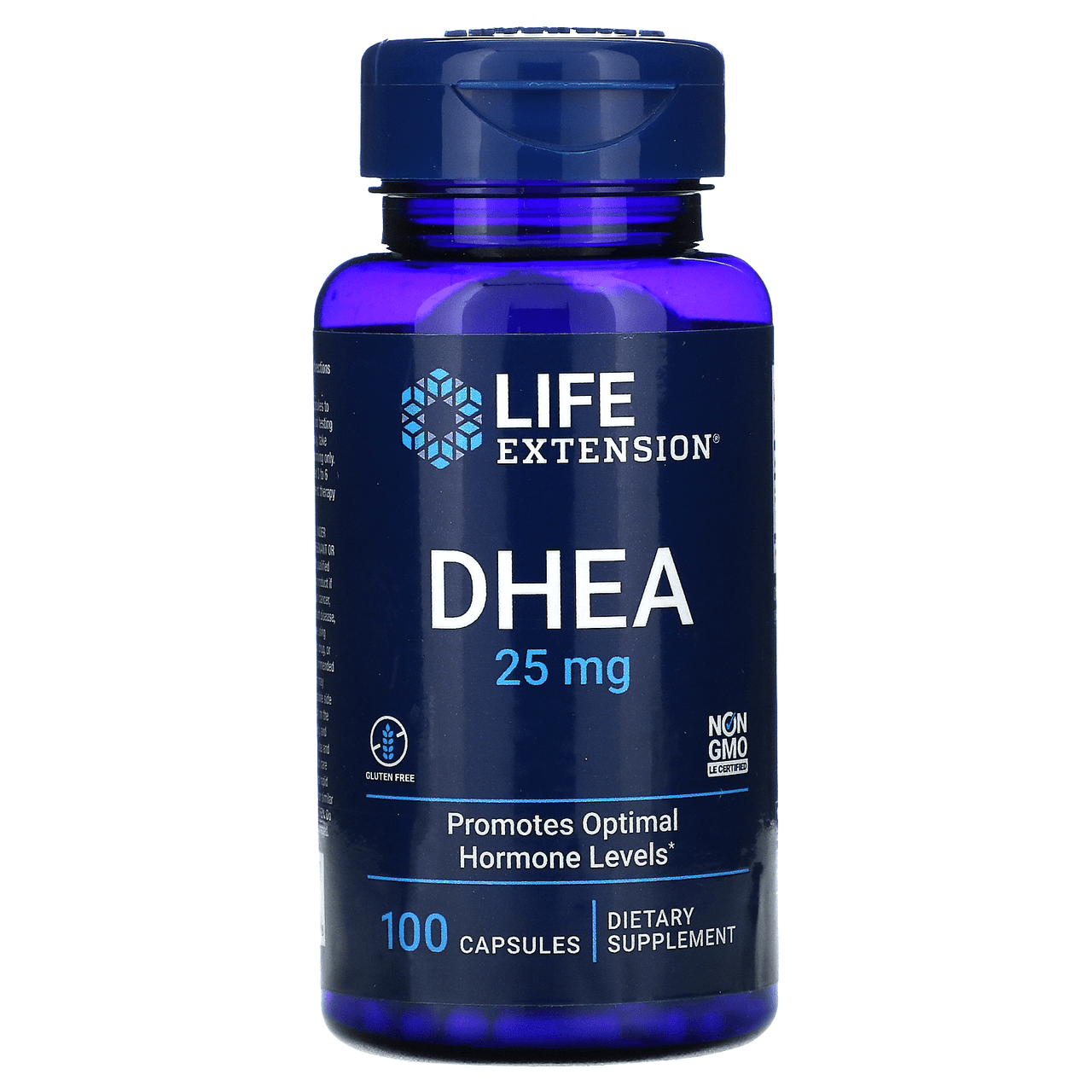  Life Extension DHEA (Dehydroepiandrosterone) 25mg 100 Caps 