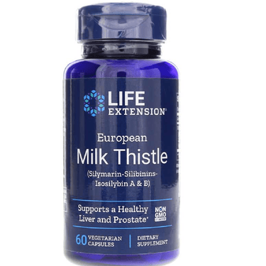  Life Extension European Milk Thistle 60 Vege Caps 