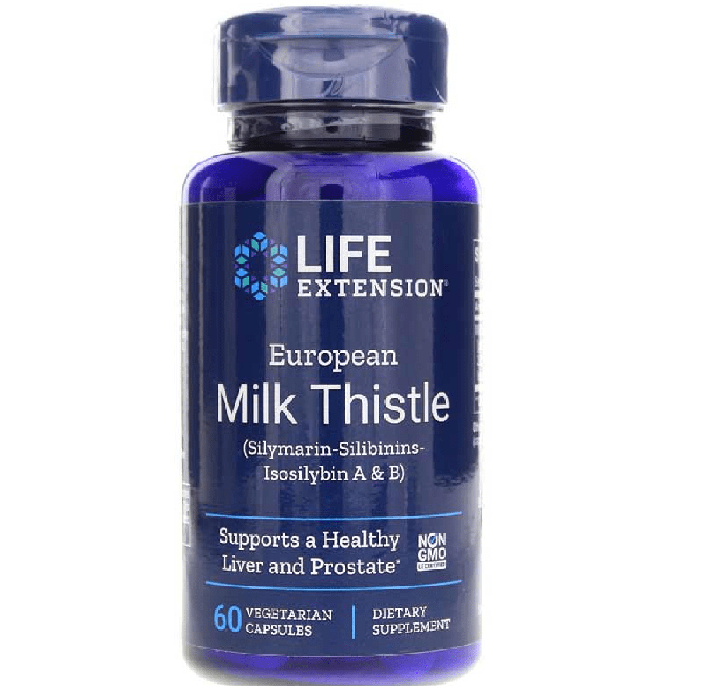  Life Extension European Milk Thistle 60 Vege Caps 