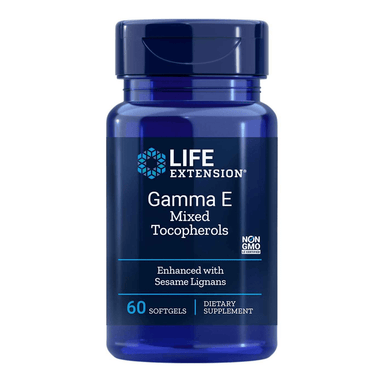  Life Extension Gamma E Tocopherol/Tocotrienols 60 Softgels 