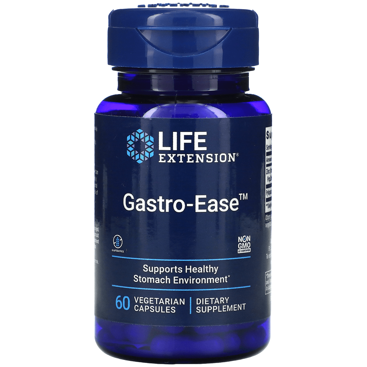  Life Extension Gastro-Ease 60 Vegecaps 