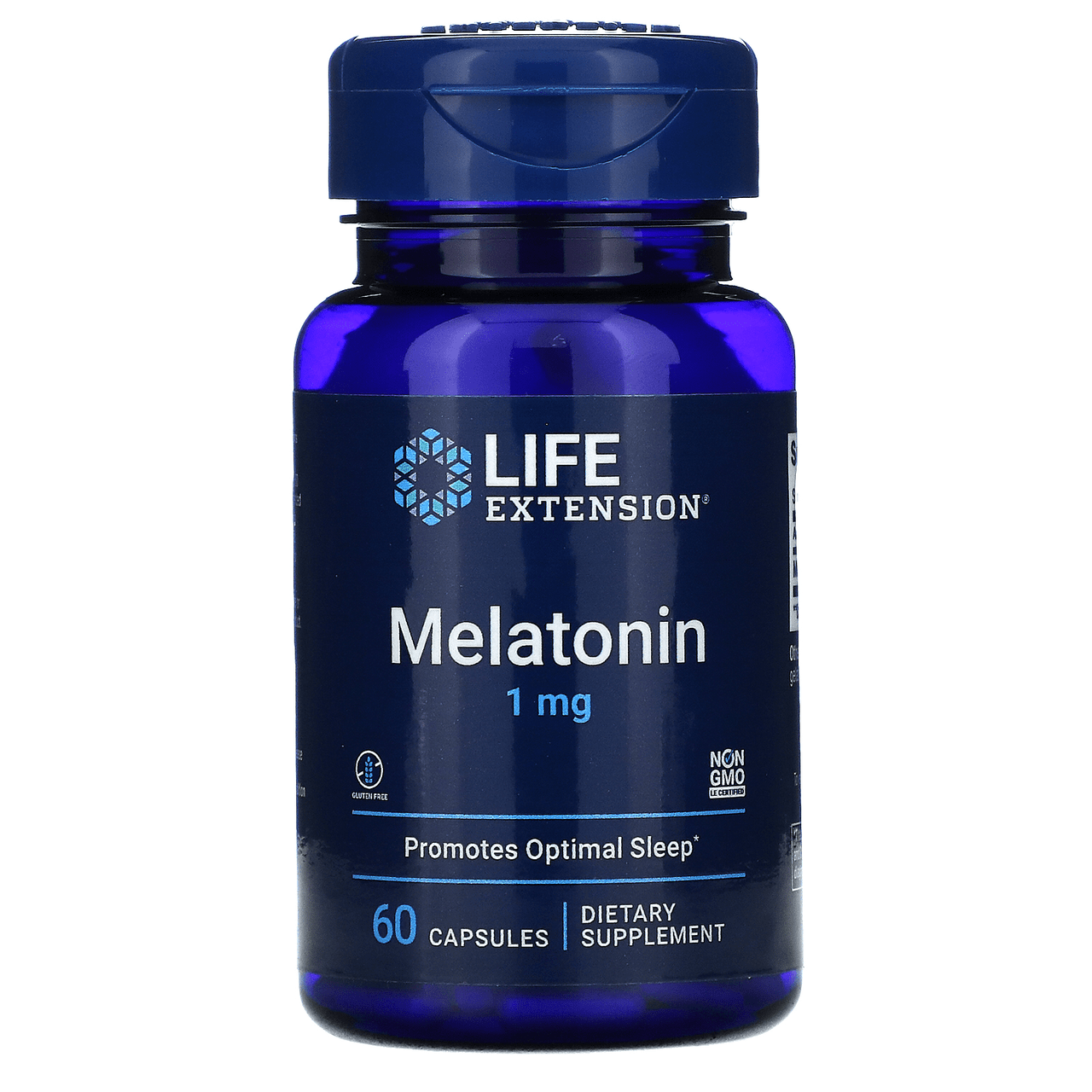  Life Extension Melatonin 1mg 60 Caps 