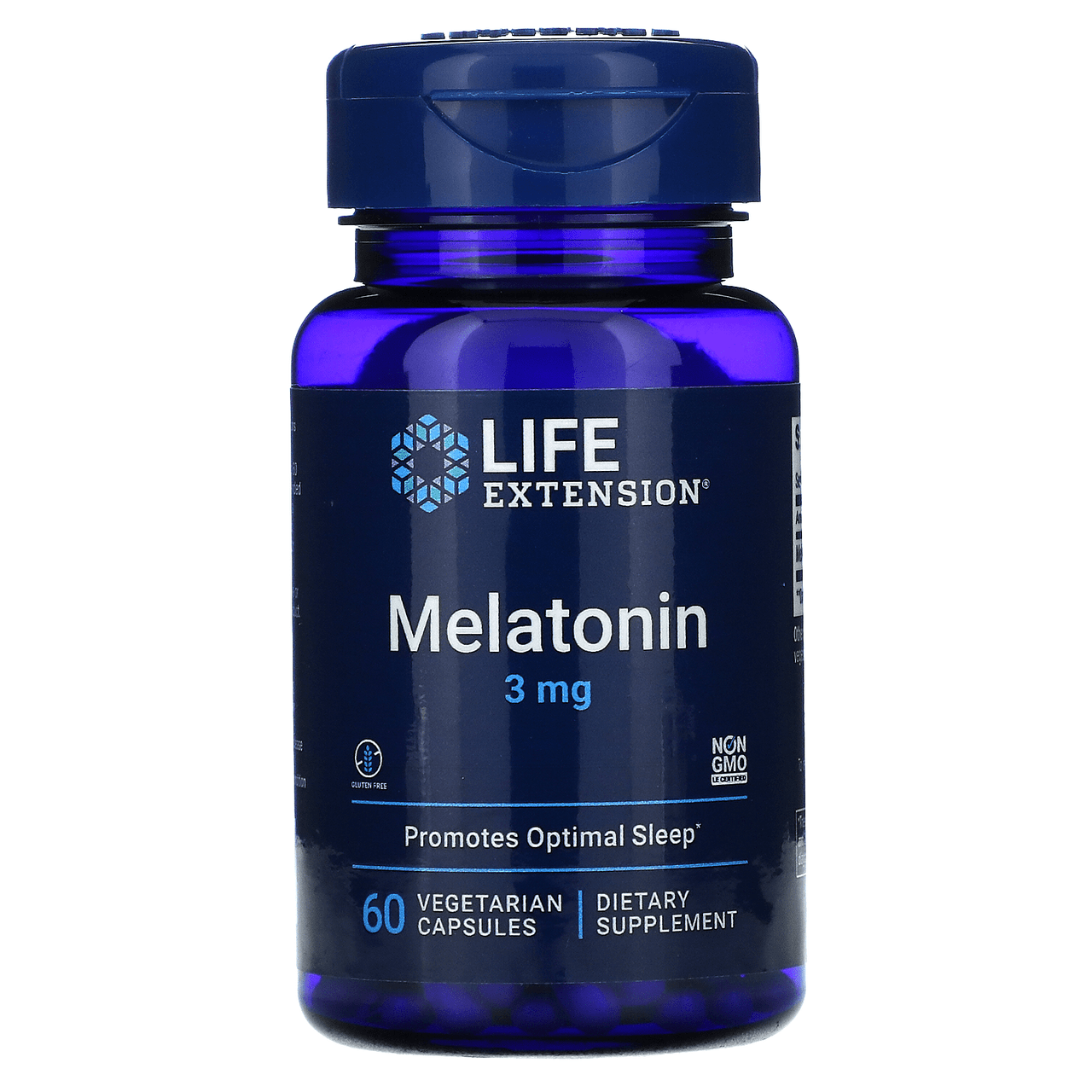  Life Extension Melatonin 3mg 60 Caps 