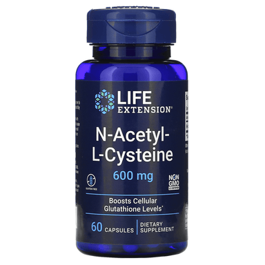  Life Extension N-Acetyl Cysteine 600 mg 60 Caps 