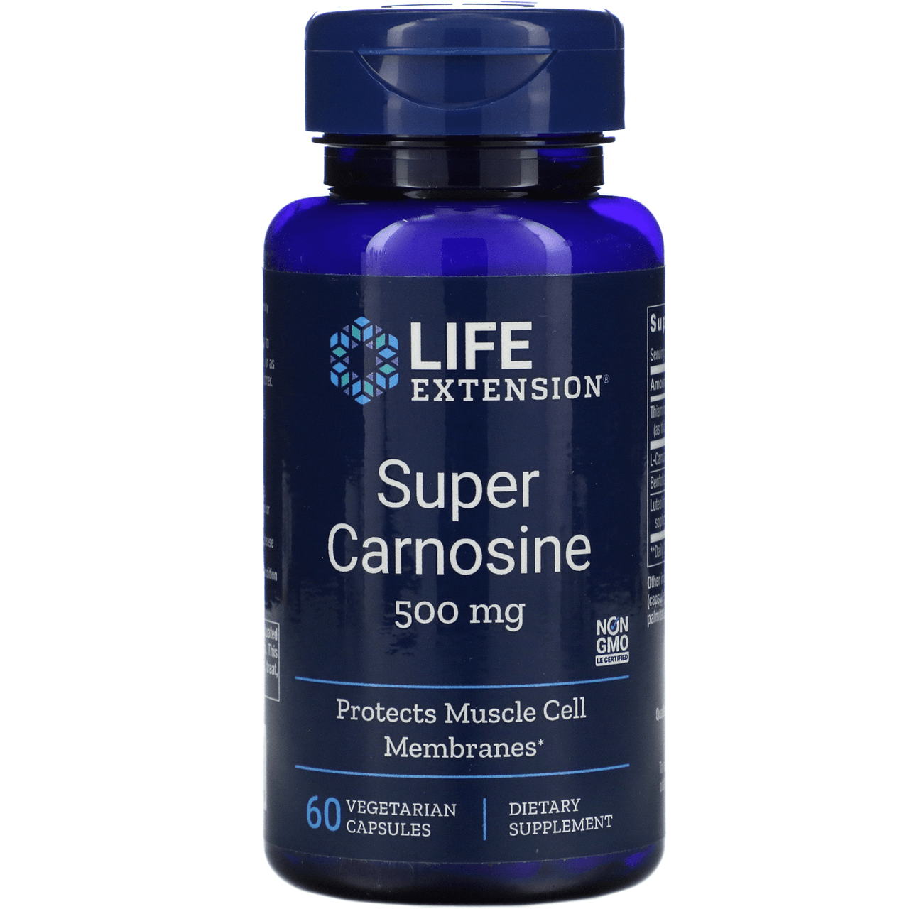  Life Extension Super Carnosine 500mg 60 Caps 