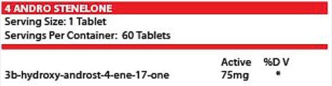  LG Sciences 4-Andro 60 Tabs 