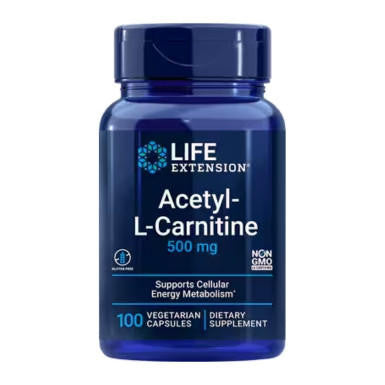  Life Extension Acetyl-L-Carnitine 500mg 100 Caps 