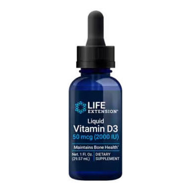  Life Extension Liquid Vitamin D3 2000IU 1Oz 