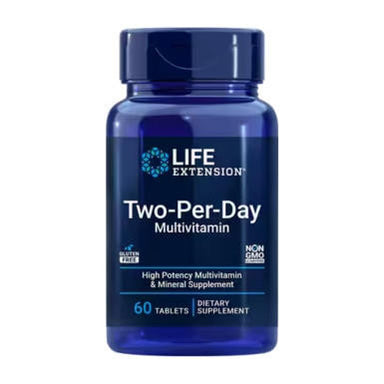  Life Extension Two-Per-Day TABS 60 Vege Tabs 