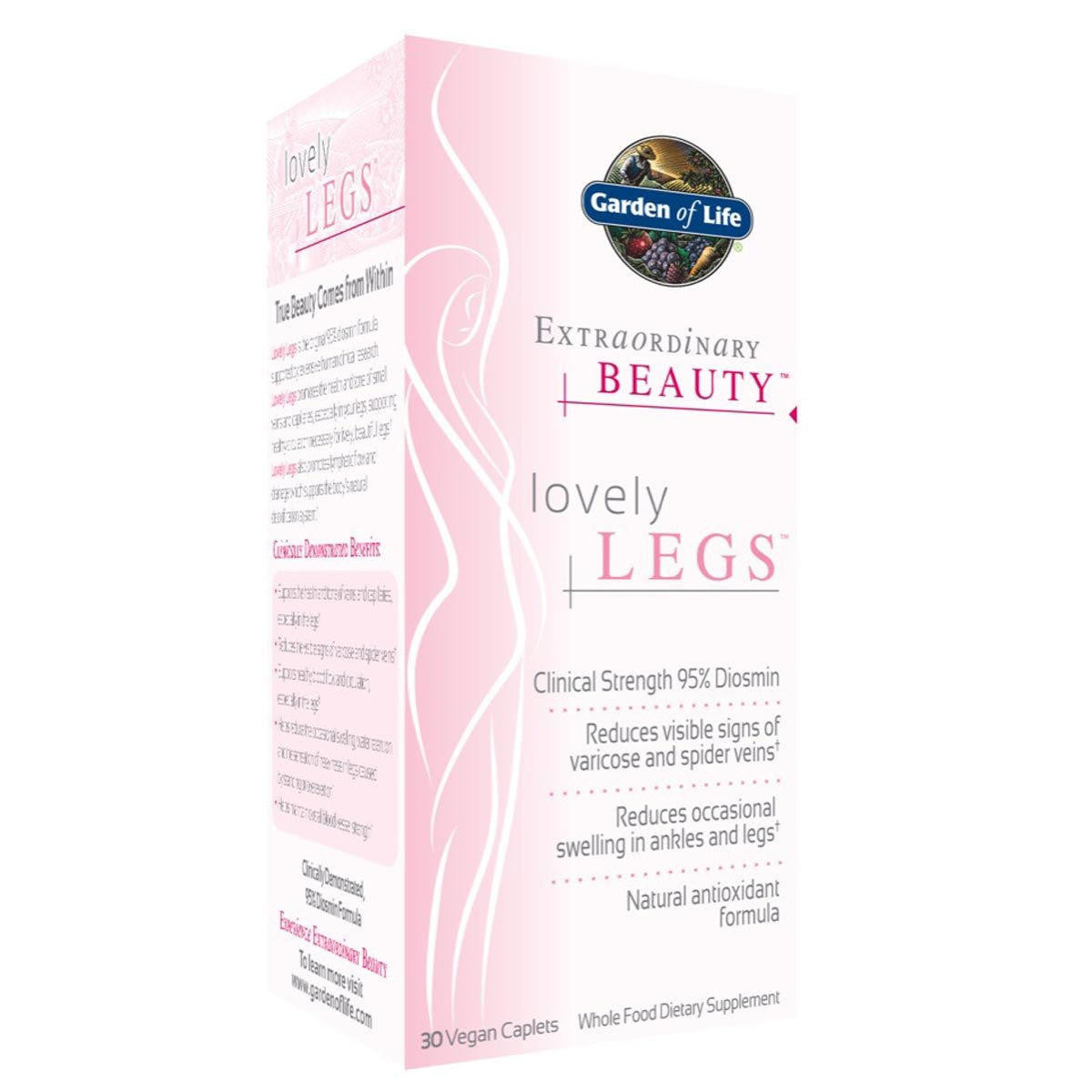  Garden of Life Extraordinary Beauty Lovely Legs 30 Caps 