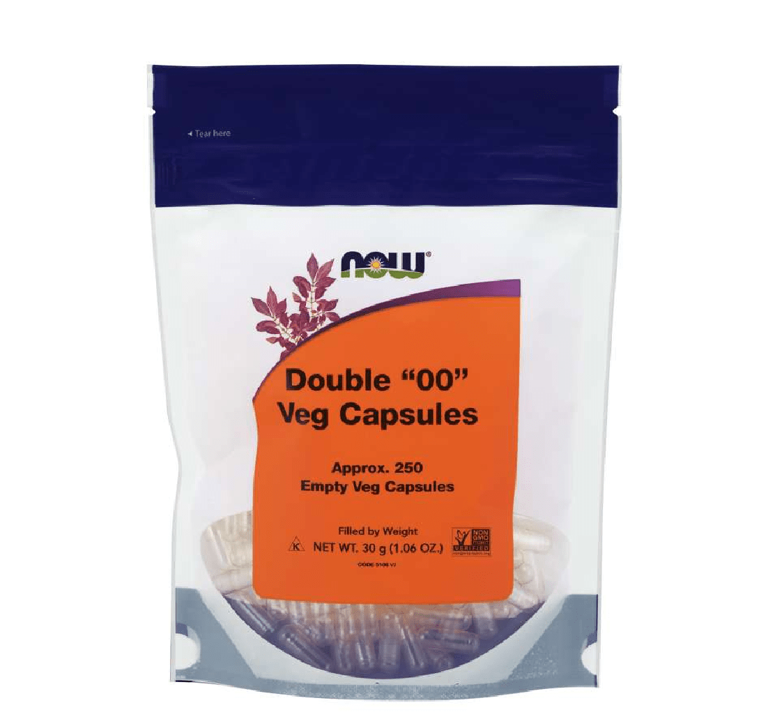  Now Foods Empty Gel Capsules '00' 250 Capsules 