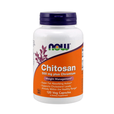  Now Foods Chitosan 500mcg 120 Capsules 