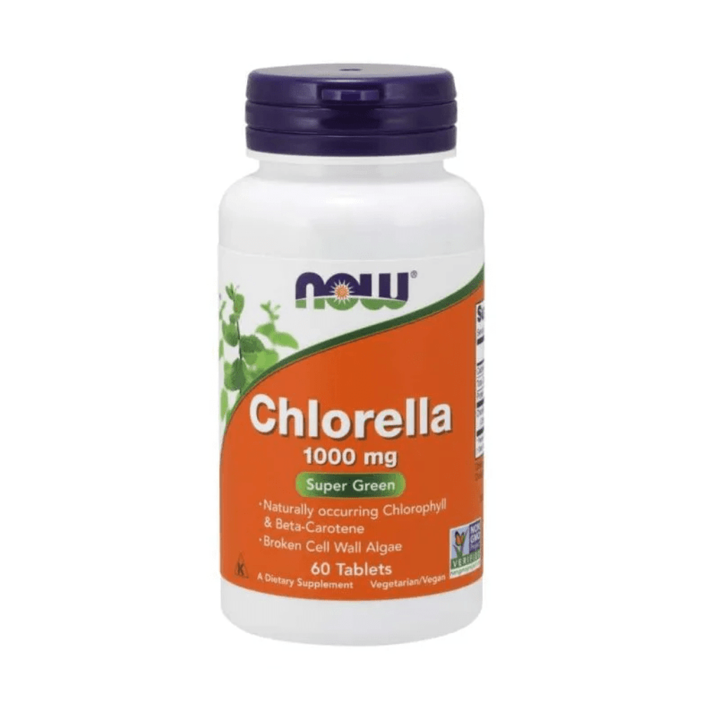  Now Foods Chlorella 1,000mg 60 Tablets 