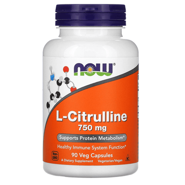  Now Foods L-Citrulline 750mg 90 Caps 