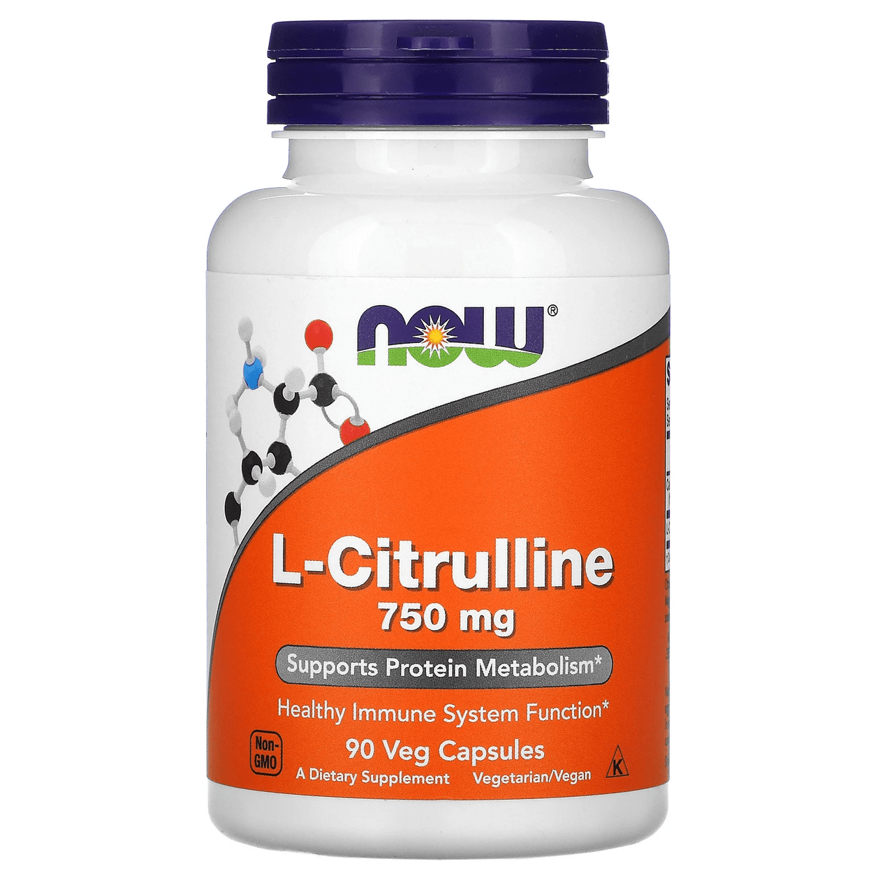  Now Foods L-Citrulline 750mg 90 Caps 