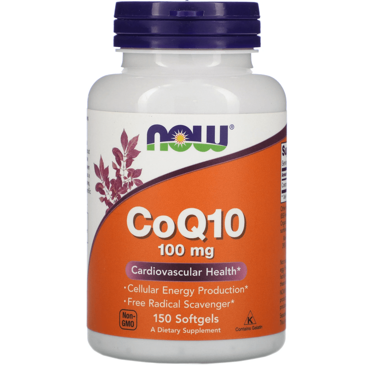  Now Foods CoQ10 100 Mg 150 Softgels 