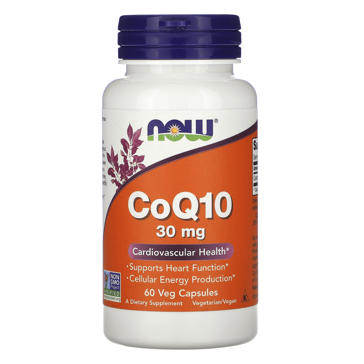  Now Foods CoQ10 30 Mg 60 Vegetable Capsules 