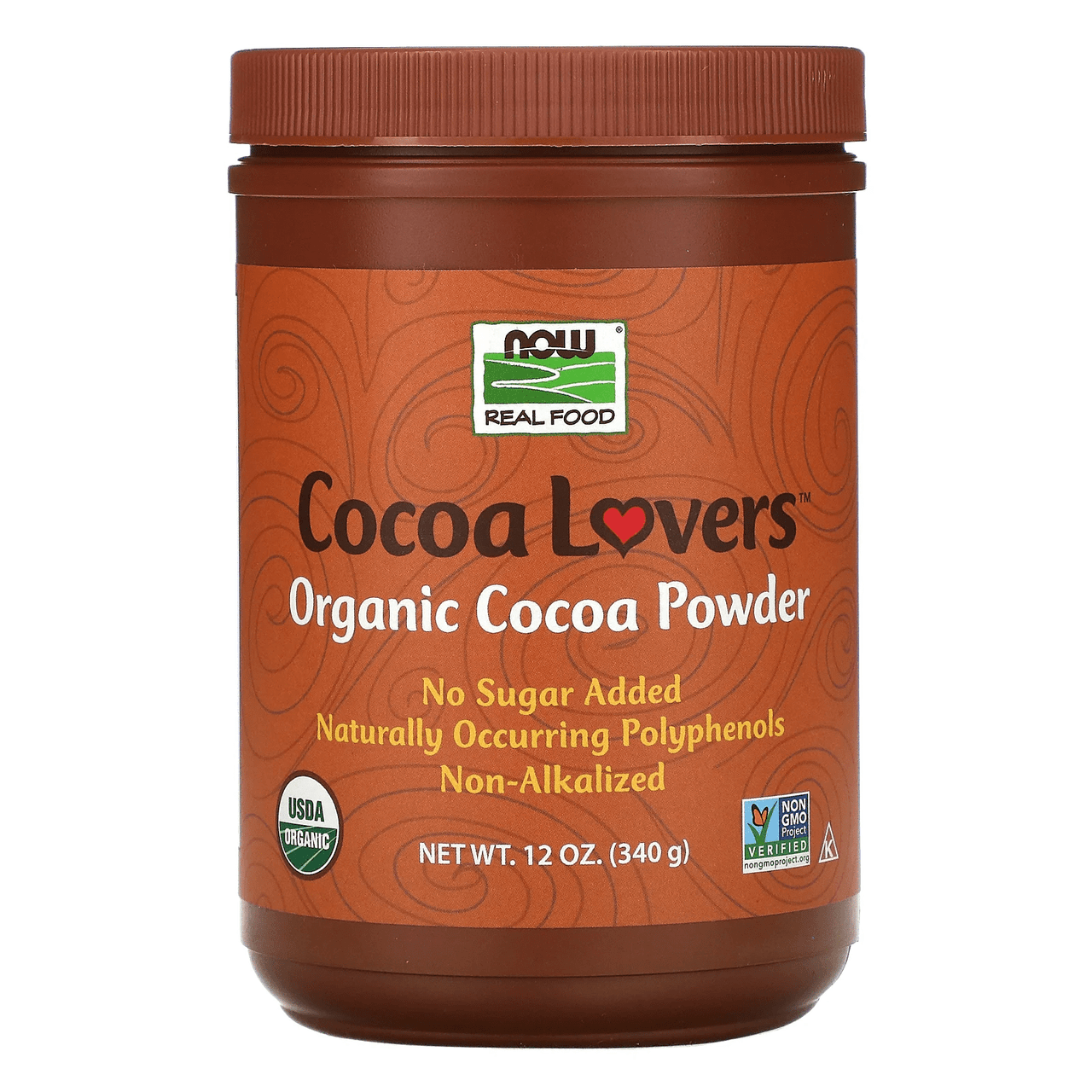  Now Foods Cocoa Powder Pure Organic 12 Oz 