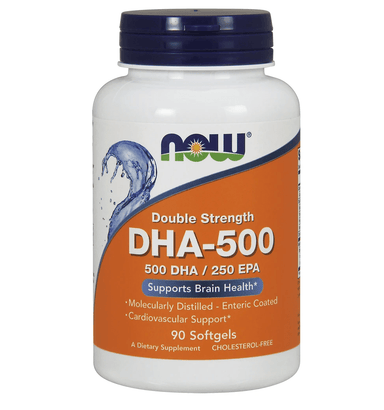  Now Foods DHA 500 Mg 90 Softgels 