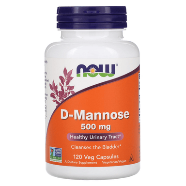  Now Foods D-Mannose 500 Mg 120 Capsules 