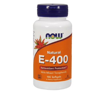  Now Foods E-400 Mixed Tocopherols 100 Softgels 