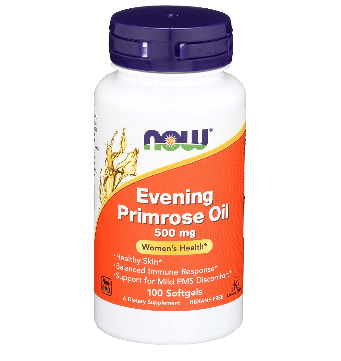  Now Foods Evening Primrose Oil 500mg 100 Softgels 