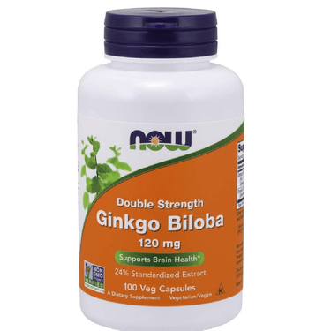  Now Foods Ginkgo Biloba 120 Mg 100 Vegetable Capsules 