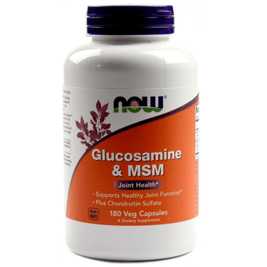  Now Foods Glucos & M.S.M 750/250 Mg 180 Capsules 