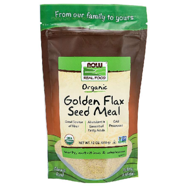  Now Foods Organic Golden Flax Seed Meal 12oz 