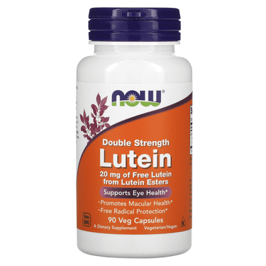 Now Foods Lutein 20 Mg (From Esters) 90 Vegetable Capsules